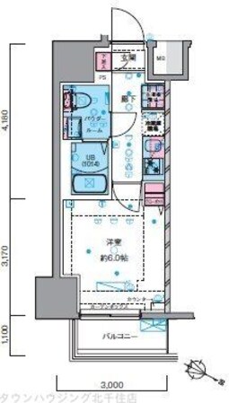 GENOVIA青砥skygardenの物件間取画像